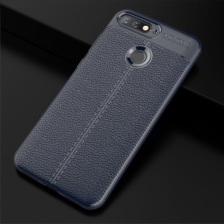For Huawei Honor 7A / Y6 (2018) Litchi Texture Soft TPU Protective Case