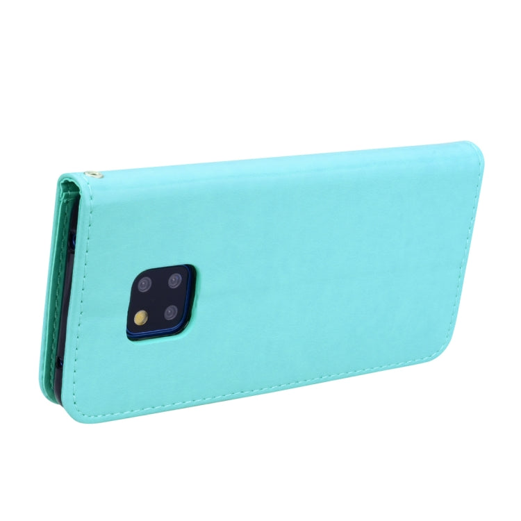 Rose Embossed Horizontal Flip PU Leather Case for Huawei Mate 20 Pro, with Holder & Card Slots & Wallet