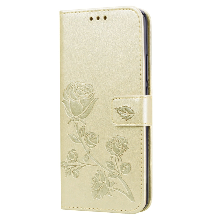 Rose Embossed Horizontal Flip PU Leather Case for Huawei Mate 20 Pro, with Holder & Card Slots & Wallet