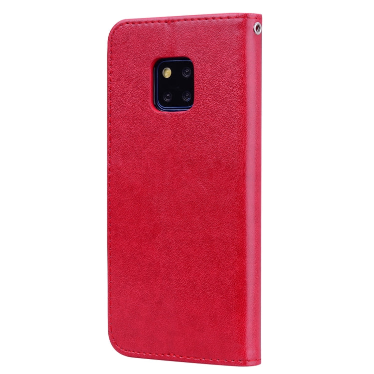 Rose Embossed Horizontal Flip PU Leather Case for Huawei Mate 20 Pro, with Holder & Card Slots & Wallet