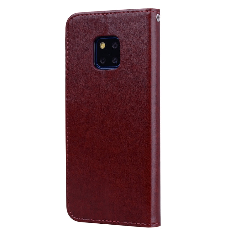Rose Embossed Horizontal Flip PU Leather Case for Huawei Mate 20 Pro, with Holder & Card Slots & Wallet