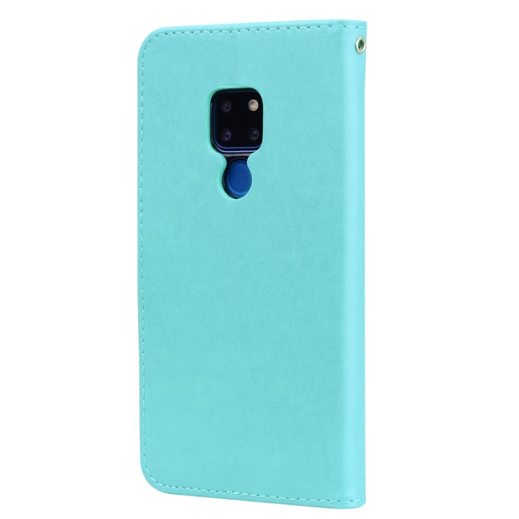 Rose Embossed Horizontal Flip PU Leather Case for Huawei Mate 20, with Holder & Card Slots & Wallet