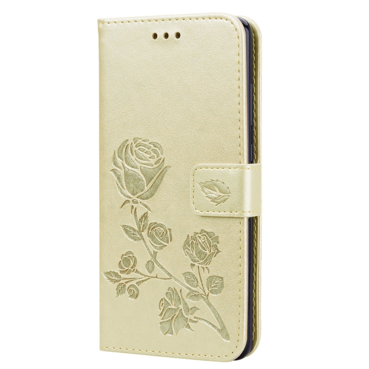 Rose Embossed Horizontal Flip PU Leather Case for Huawei Mate 20, with Holder & Card Slots & Wallet