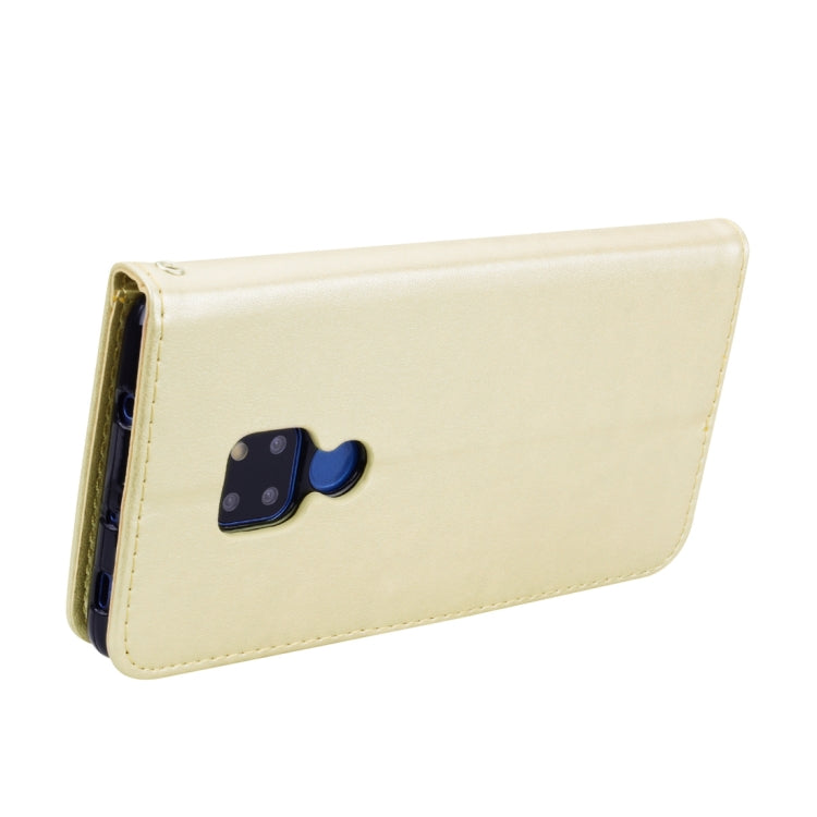 Rose Embossed Horizontal Flip PU Leather Case for Huawei Mate 20, with Holder & Card Slots & Wallet