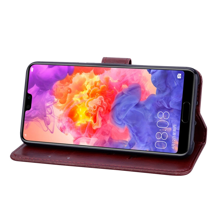 Rose Embossed Horizontal Flip PU Leather Case for Huawei P20, with Holder & Card Slots & Wallet