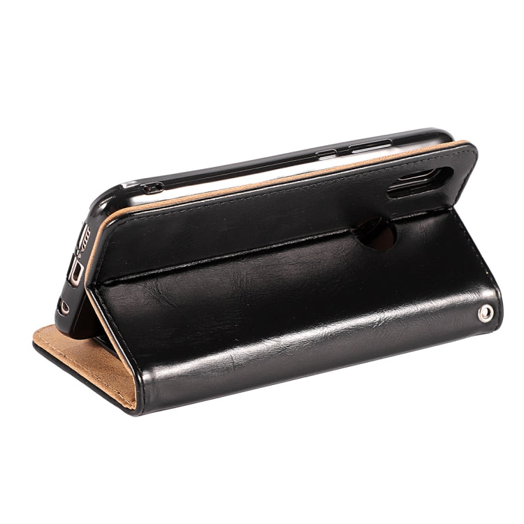 Crazy Horse Texture Horizontal Flip Detachable Zipper Leather Case for Huawei P20 Lite / Nova 3e, with Card Slot & & Wallet & Photo Frame & Lanyard