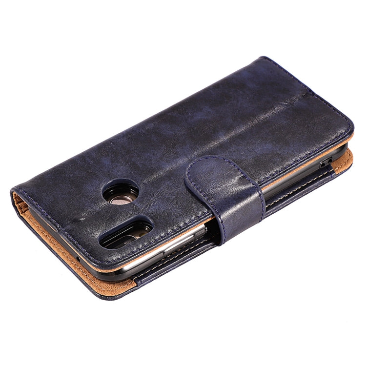 Crazy Horse Texture Horizontal Flip Detachable Zipper Leather Case for Huawei P20 Lite / Nova 3e, with Card Slot & & Wallet & Photo Frame & Lanyard