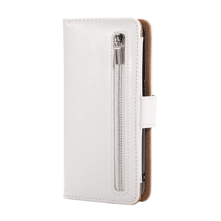 Crazy Horse Texture Horizontal Flip Detachable Zipper Leather Case for Huawei P20 Lite / Nova 3e, with Card Slot & & Wallet & Photo Frame & Lanyard