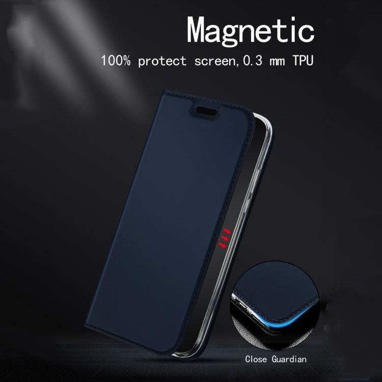 DZGOGO ISKIN Series Slight Frosted PU + TPU Case for Huawei nova 3 with Card Slots & Holder