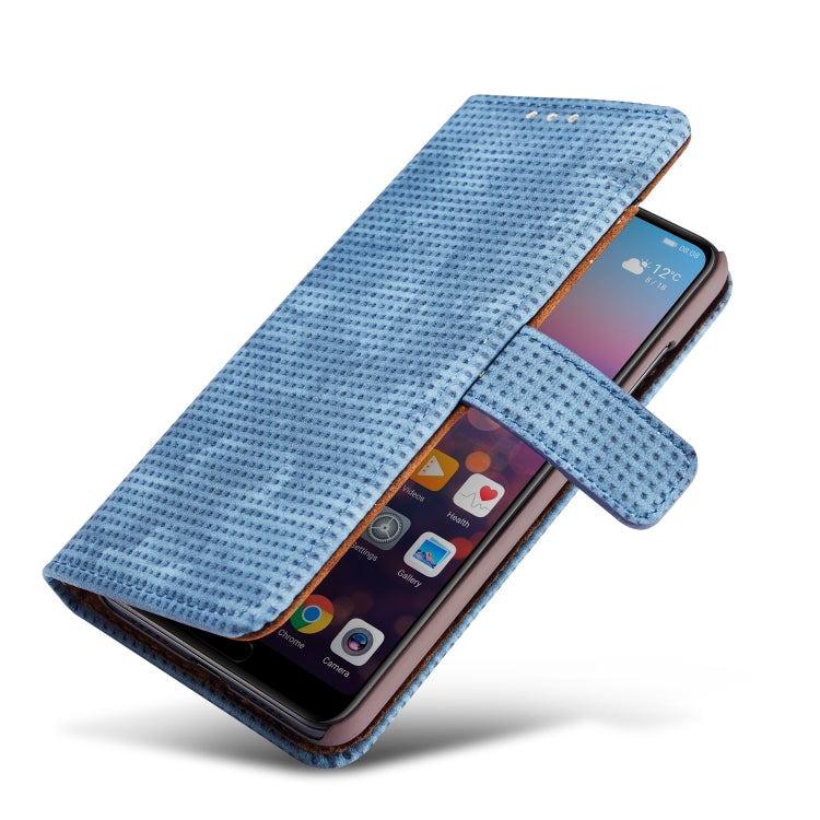 Retro Style Mesh Breathable Horizontal Flip Leather Case for Huawei P20 Lite, with Card Slot & Holder & Wallet