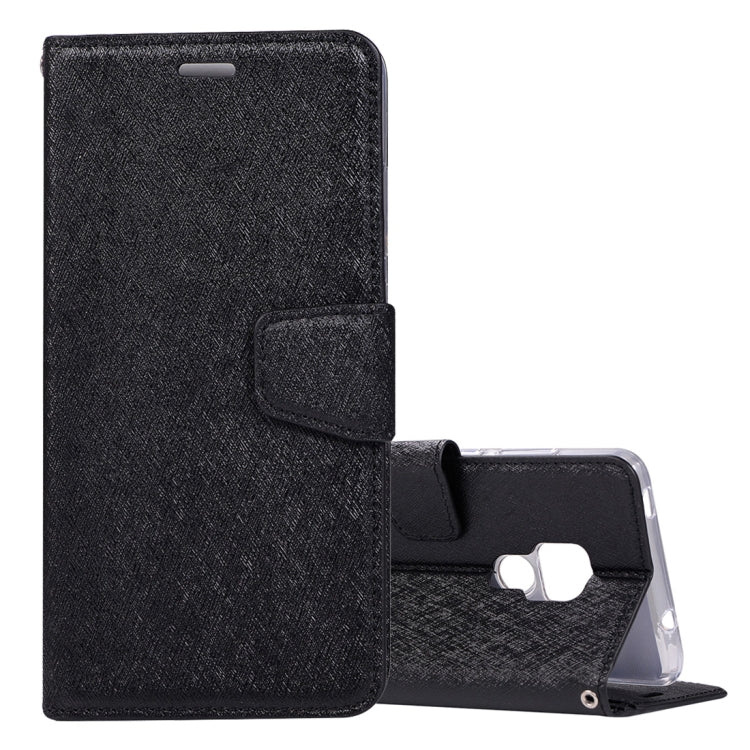 Silk Texture Horizontal Flip Leather Case for Huawei Mate 20, with Holder & Card slots & Wallet & Photo Frame
