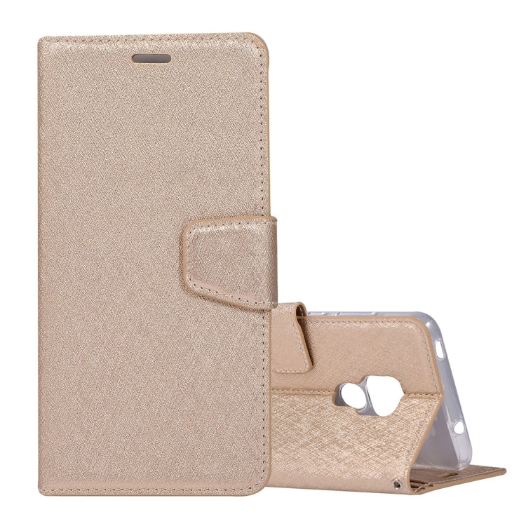 Silk Texture Horizontal Flip Leather Case for Huawei Mate 20, with Holder & Card slots & Wallet & Photo Frame