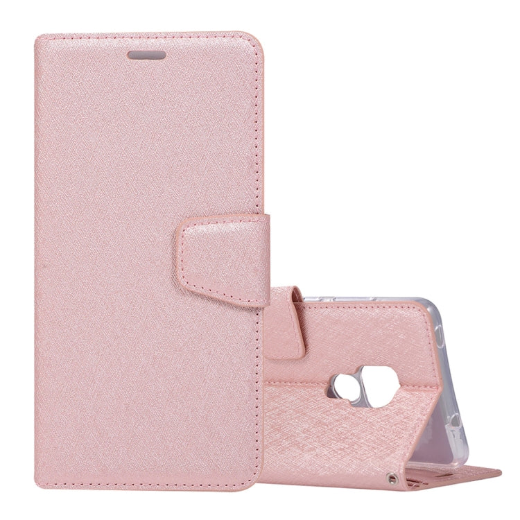 Silk Texture Horizontal Flip Leather Case for Huawei Mate 20, with Holder & Card slots & Wallet & Photo Frame