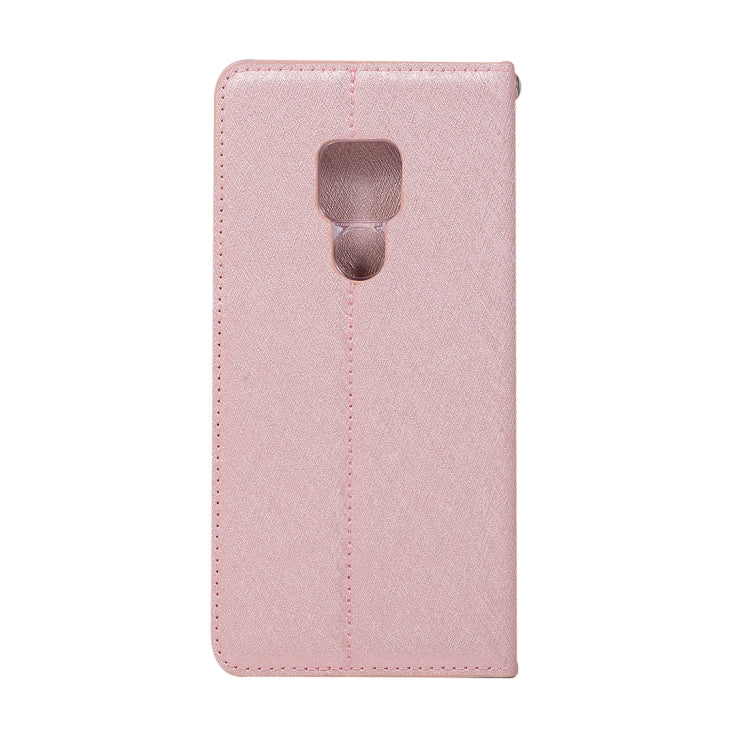 Silk Texture Horizontal Flip Leather Case for Huawei Mate 20, with Holder & Card slots & Wallet & Photo Frame