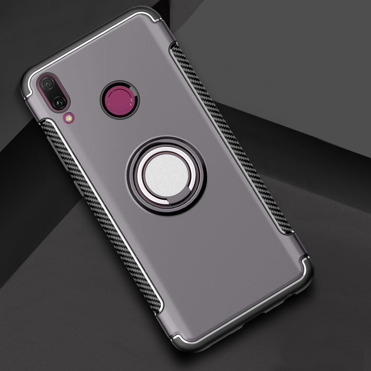 Magnetic 360 Degree Rotation Ring Holder Armor Protective Case for Huawei  Y9 (2019)