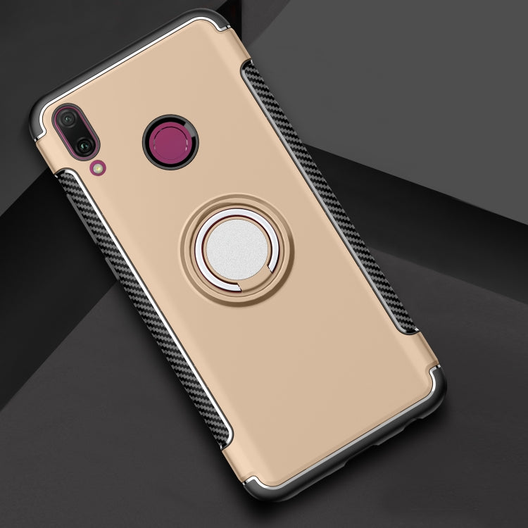 Magnetic 360 Degree Rotation Ring Holder Armor Protective Case for Huawei  Y9 (2019)