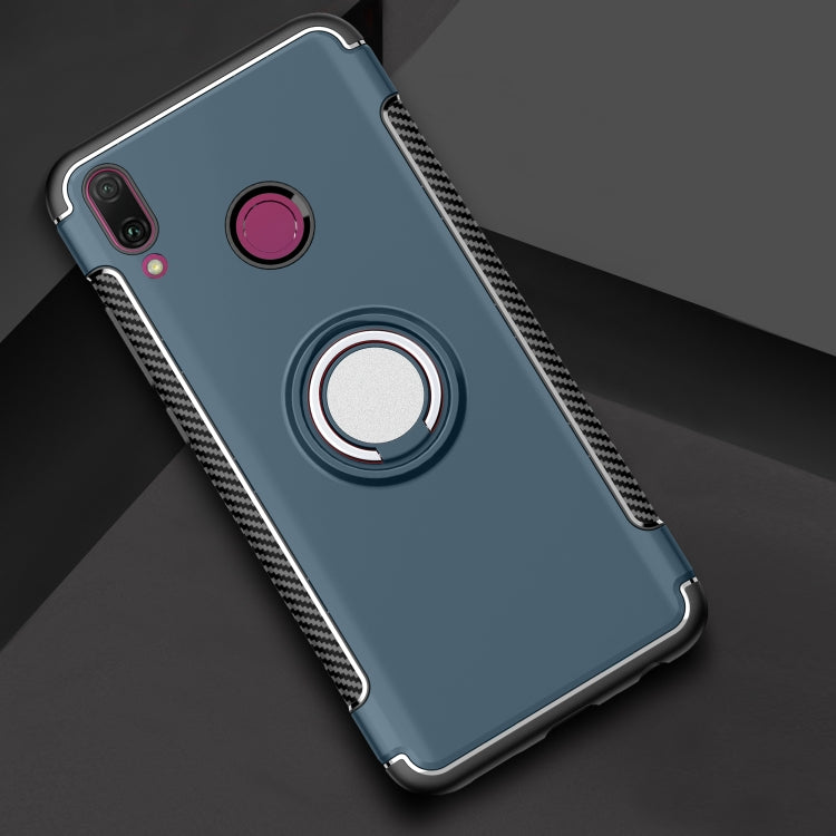 Magnetic 360 Degree Rotation Ring Holder Armor Protective Case for Huawei  Y9 (2019)