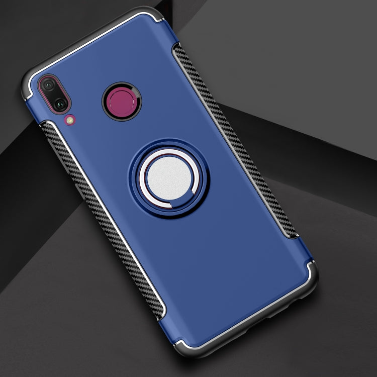 Magnetic 360 Degree Rotation Ring Holder Armor Protective Case for Huawei  Y9 (2019)
