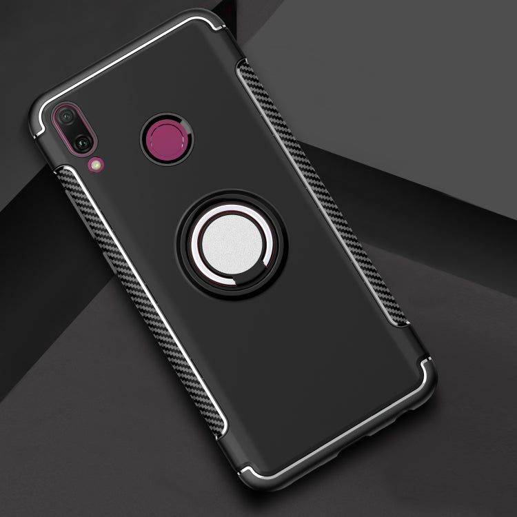 Magnetic 360 Degree Rotation Ring Holder Armor Protective Case for Huawei  Y9 (2019)