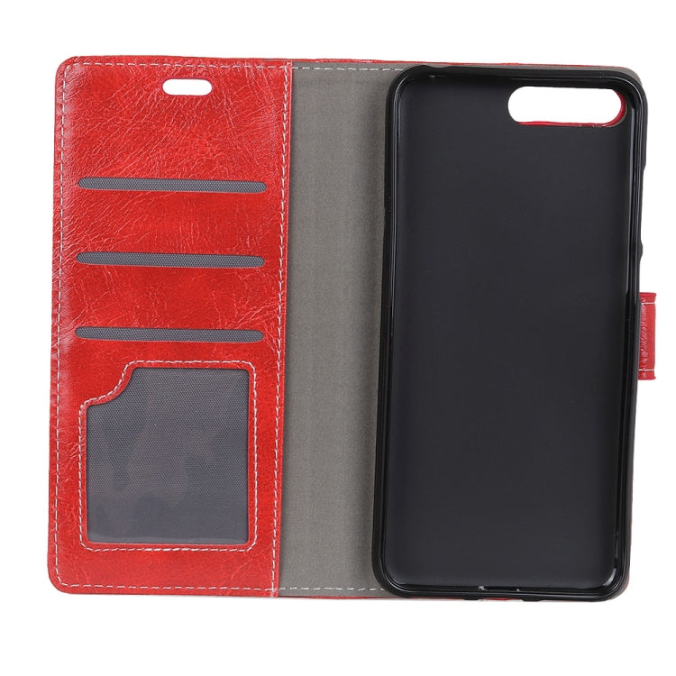 For Huawei Honor 10 Retro Crazy Horse Texture Horizontal Flip Leather Case with Holder & Card Slots & Wallet & Photo