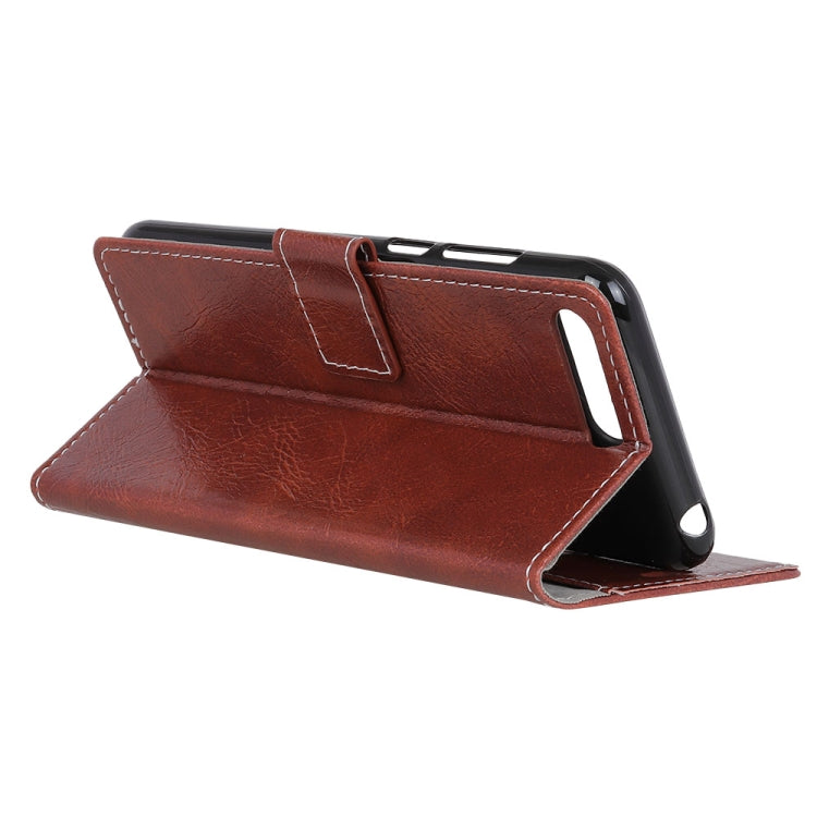 For Huawei Honor 10 Retro Crazy Horse Texture Horizontal Flip Leather Case with Holder & Card Slots & Wallet & Photo