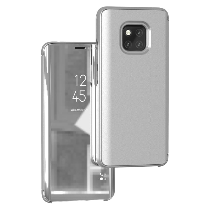 Mirror Clear View Horizontal Flip PU Smart Leather Case for Huawei Mate 20 Pro, with Holder
