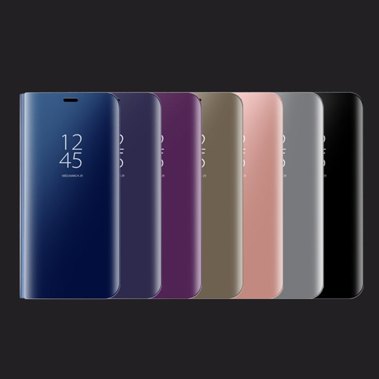 Mirror Clear View Horizontal Flip PU Smart Leather Case for Huawei Mate 20 Pro, with Holder