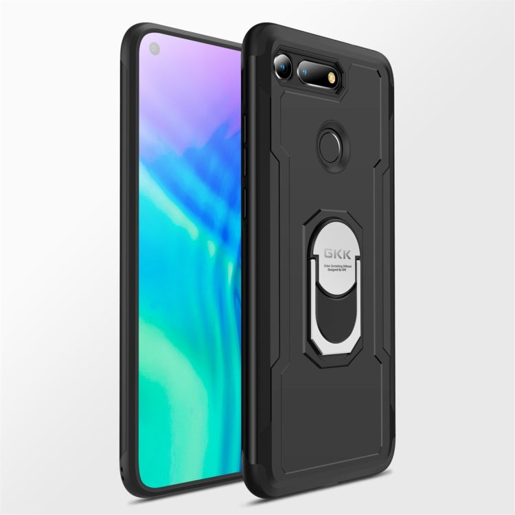 GKK Magnetic 360 Degree Rotation Ring Holder PC + TPU Armor Case for Huawei Honor View 20
