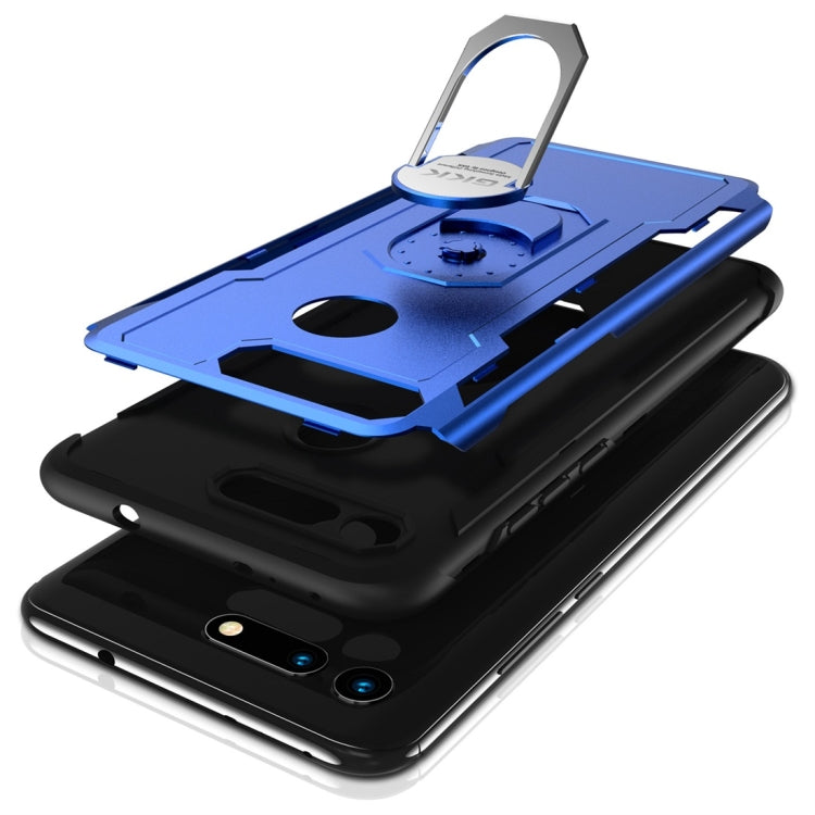 GKK Magnetic 360 Degree Rotation Ring Holder PC + TPU Armor Case for Huawei Honor View 20