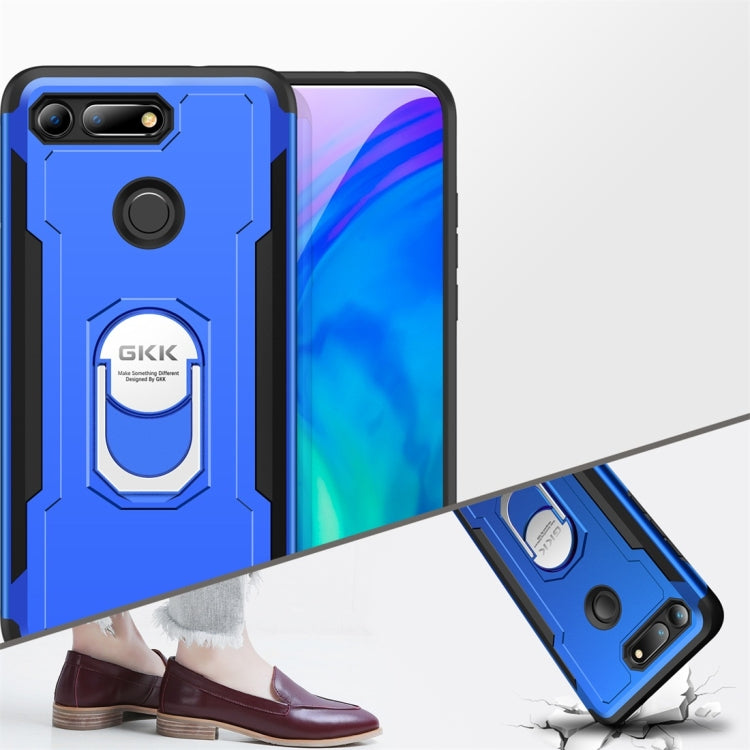 GKK Magnetic 360 Degree Rotation Ring Holder PC + TPU Armor Case for Huawei Honor View 20