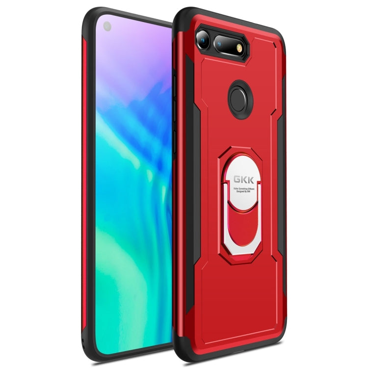 GKK Magnetic 360 Degree Rotation Ring Holder PC + TPU Armor Case for Huawei Honor View 20