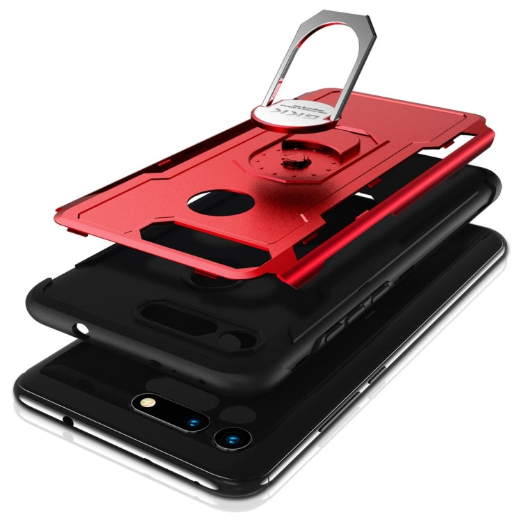 GKK Magnetic 360 Degree Rotation Ring Holder PC + TPU Armor Case for Huawei Honor View 20