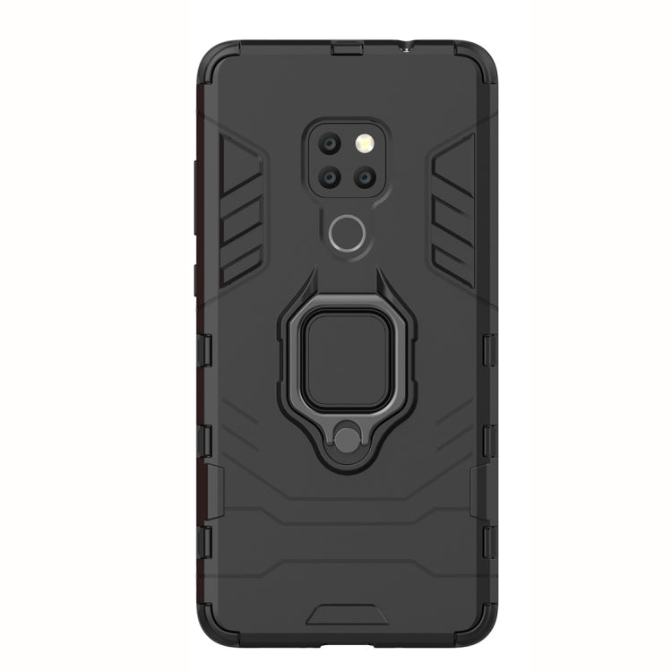 Panther PC + TPU Shockproof Protective Case for Huawei Mate 20, with Magnetic Ring Holder