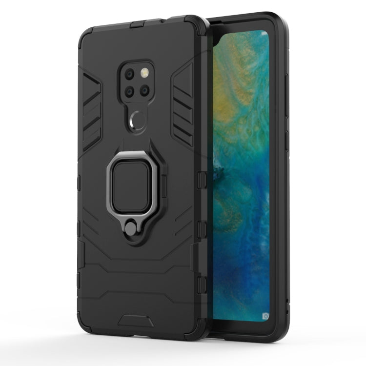 Panther PC + TPU Shockproof Protective Case for Huawei Mate 20, with Magnetic Ring Holder