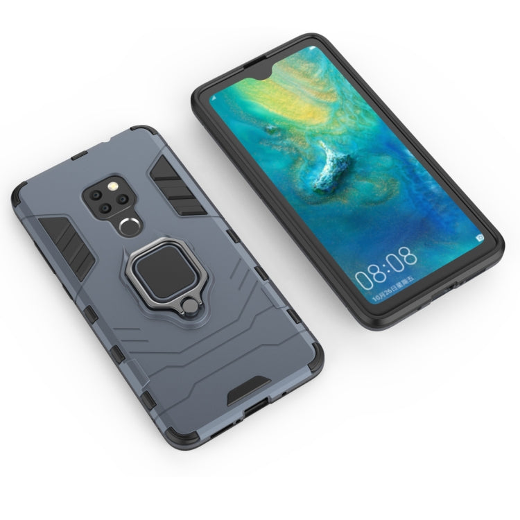 Panther PC + TPU Shockproof Protective Case for Huawei Mate 20, with Magnetic Ring Holder