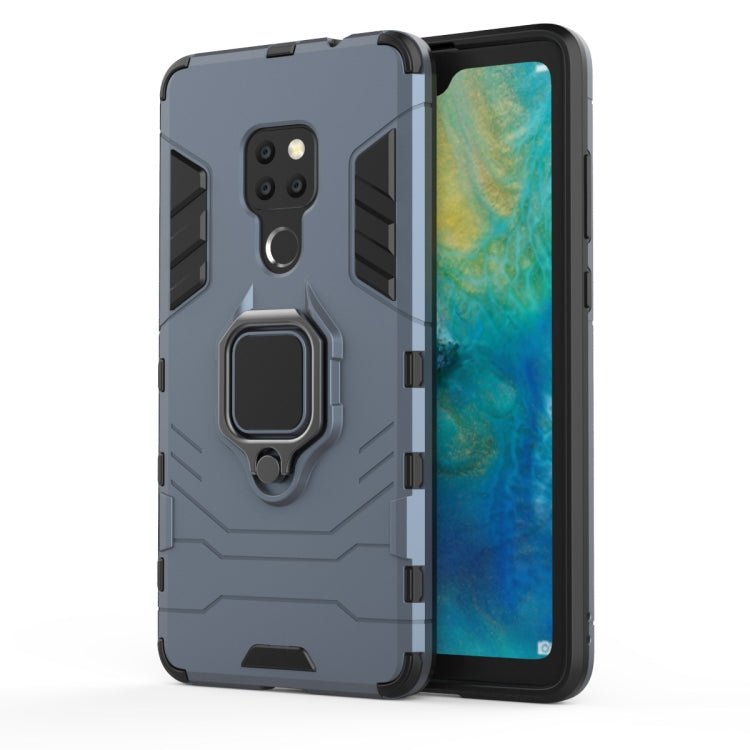 Panther PC + TPU Shockproof Protective Case for Huawei Mate 20, with Magnetic Ring Holder