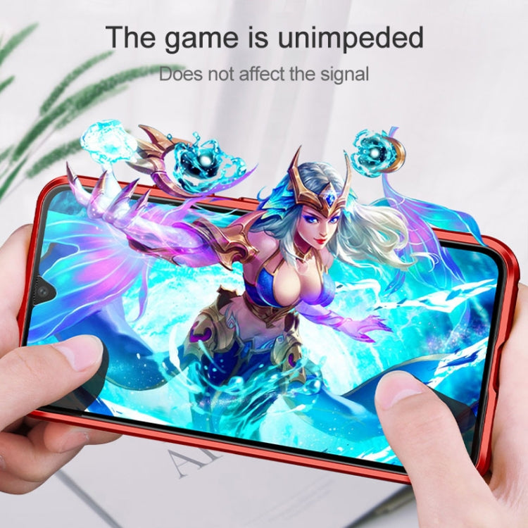 Ultra Slim Double Sides Magnetic Adsorption Angular Frame Tempered Glass Magnet Flip Case for Huawei Mate 20 Pro