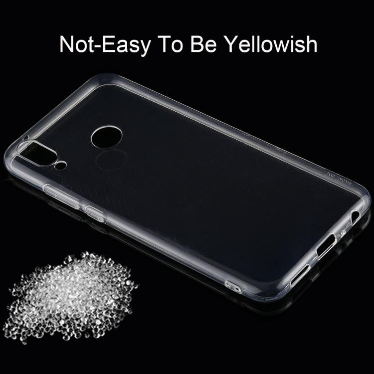 50 PCS 0.75mm Transparent TPU Case for Huawei Y9 2019