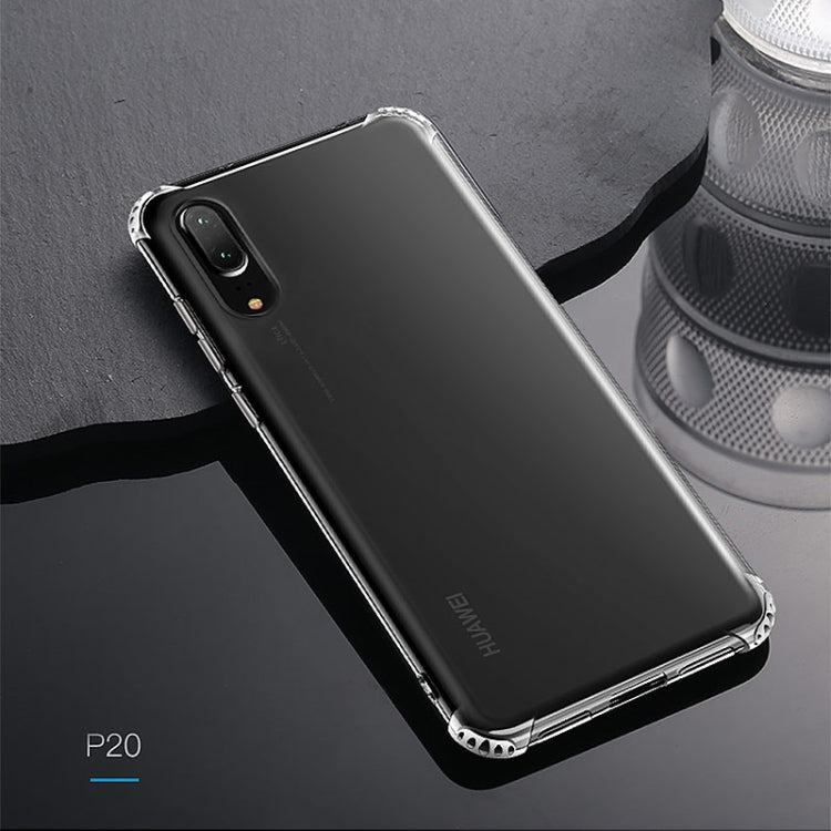 TOTUDESIGN Transparent Airbag Shockproof TPU Case for Huawei P20