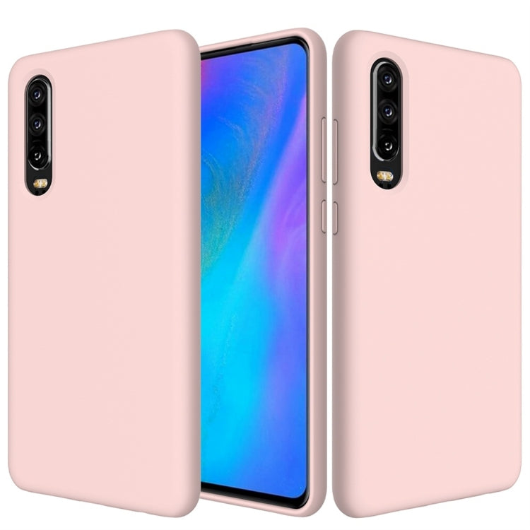 Solid Color Liquid Silicone Dropproof Protective Case for Huawei P30