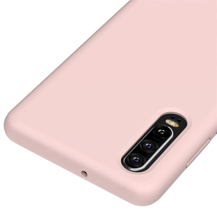 Solid Color Liquid Silicone Dropproof Protective Case for Huawei P30