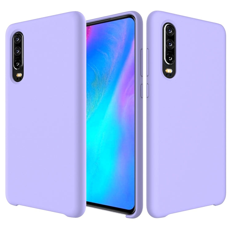 Solid Color Liquid Silicone Dropproof Protective Case for Huawei P30