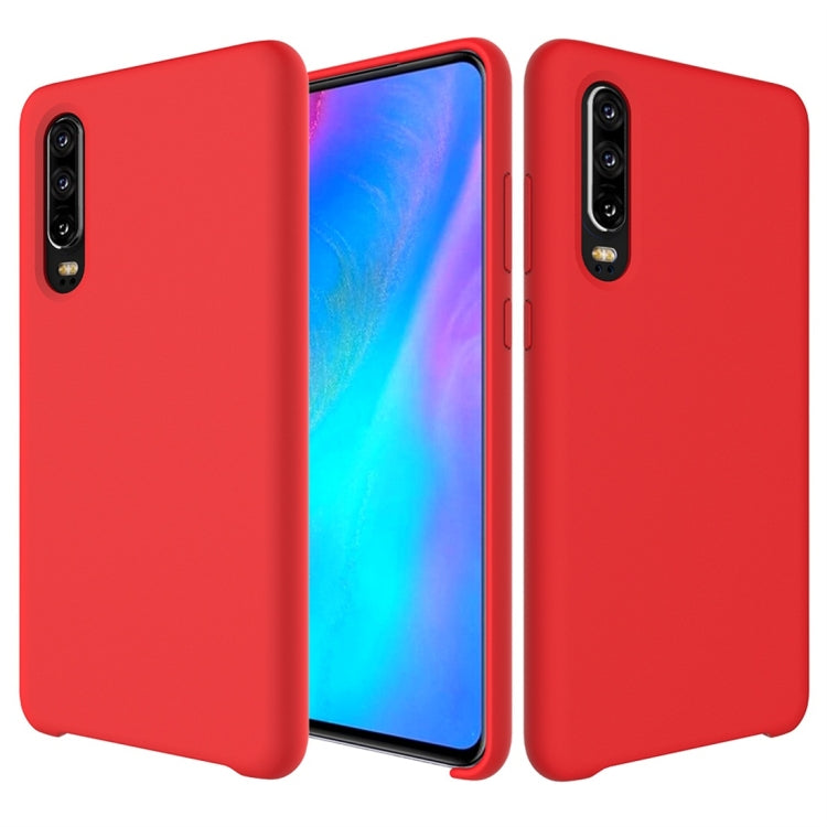 Solid Color Liquid Silicone Dropproof Protective Case for Huawei P30