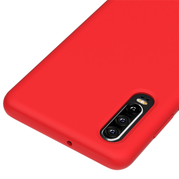 Solid Color Liquid Silicone Dropproof Protective Case for Huawei P30