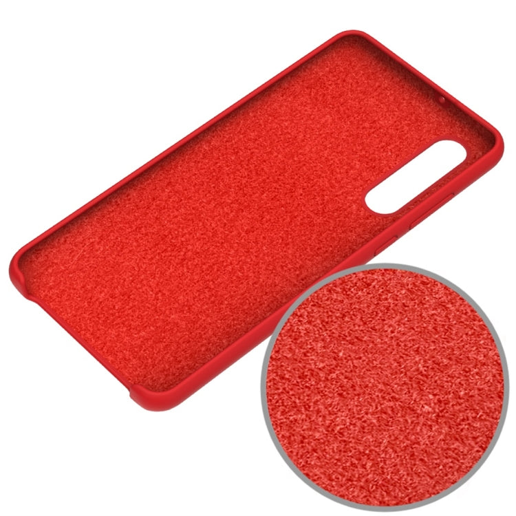 Solid Color Liquid Silicone Dropproof Protective Case for Huawei P30