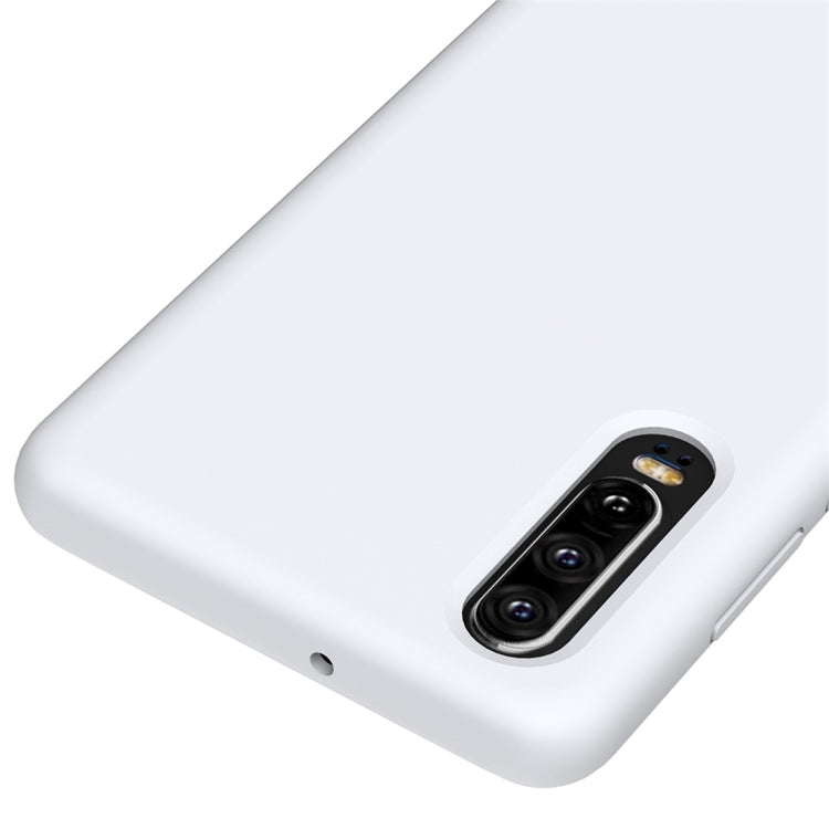 Solid Color Liquid Silicone Dropproof Protective Case for Huawei P30