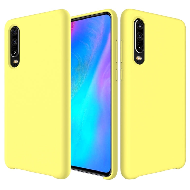 Solid Color Liquid Silicone Dropproof Protective Case for Huawei P30