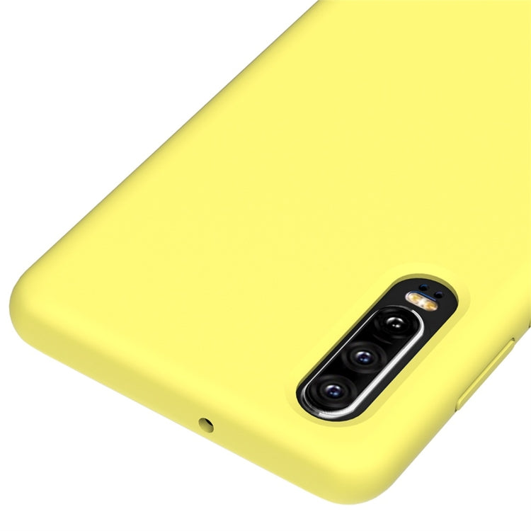 Solid Color Liquid Silicone Dropproof Protective Case for Huawei P30