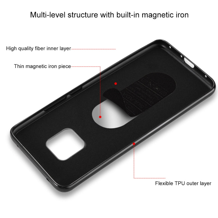 SULADA Car Series Magnetic Suction TPU Case for Huawei Mate 20(Red)