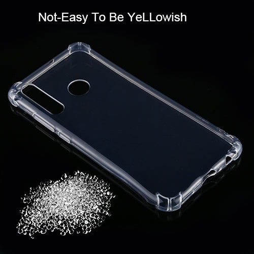 For Huawei Enjoy 9S Four-Corner Shockproof Ultra-Thin Transparent TPU Case